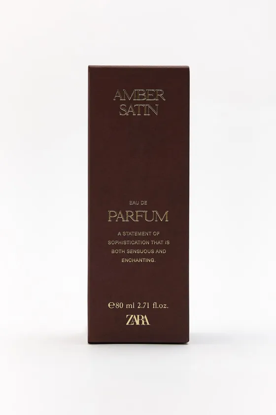 Парфюмированная вода ZARA AMBER SATIN EDP, 80 мл