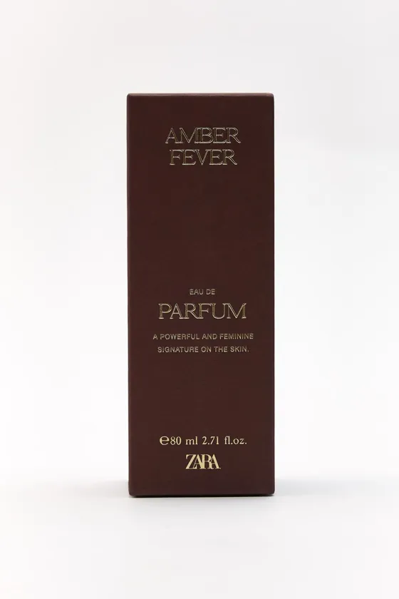 Парфюмированная вода ZARA AMBER FEVER EDP, 80 мл 