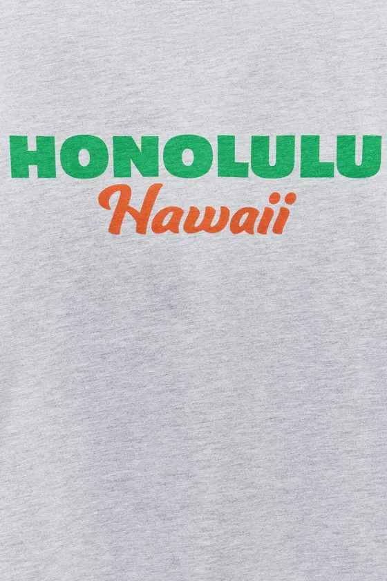 ФУТБОЛКА С НАДПИСЬЮ HONOLULU