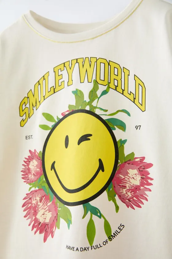 6–14 ЛЕТ/ КОМПЛЕКТ С ПРИНТОМ SMILEYWORLD ®