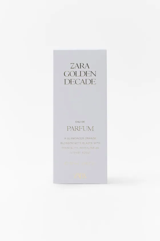 парфюмированная вода ZARA GOLDEN DECADE EDP, 50 мл