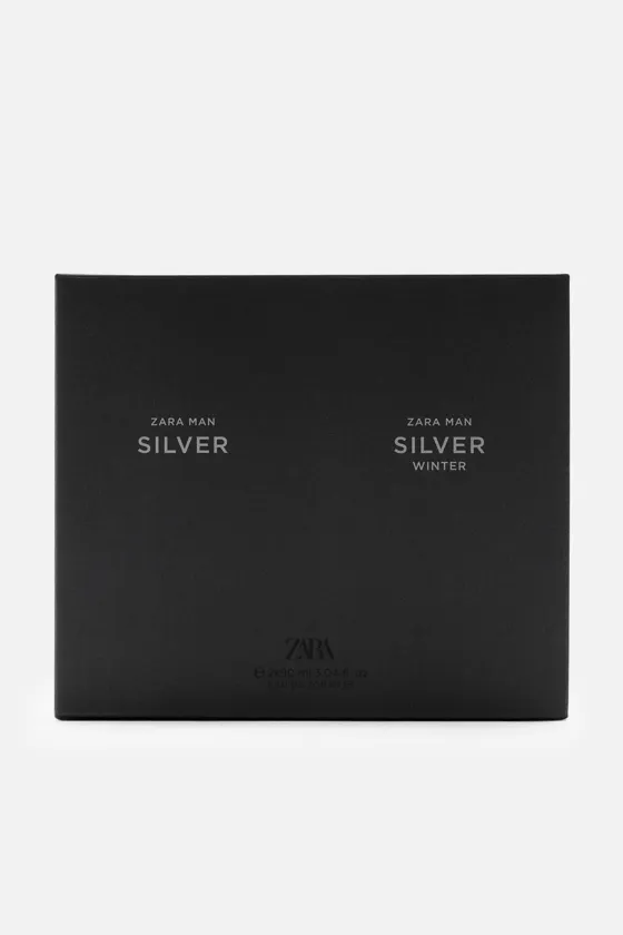 Набор: Туалетная вода ZARA MAN SILVER EDT + ZARA SILVER WINTER EDT