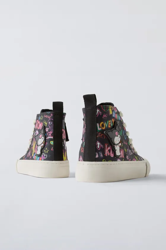 кроссовки kuromi sanrio high top