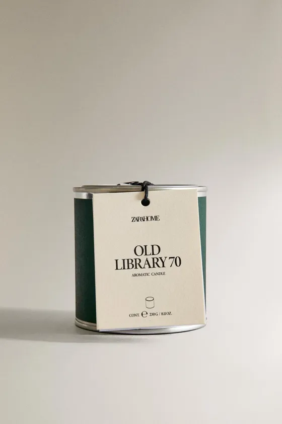 230 г ароматической свечи old library 70