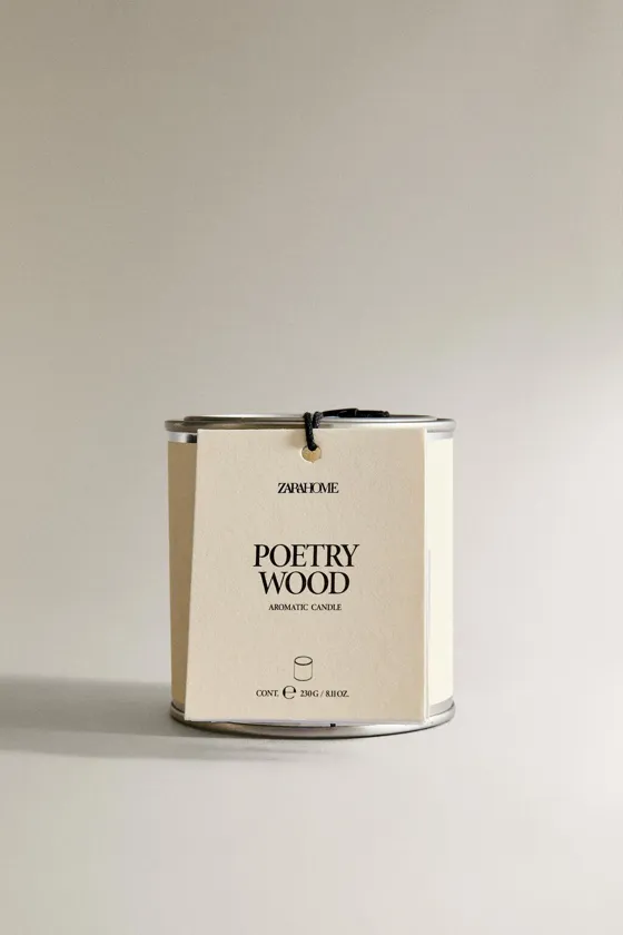 230 г ароматической свечи poetry wood