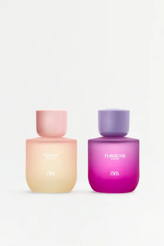 Набор из двух флаконов туалетной воды ZARA Femme Winter 90 Ml  + Tuberose Winter 90 Ml