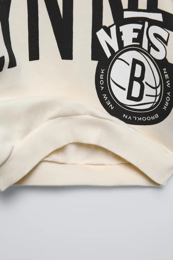 ХУДИ С ПРИНТОМ BROOKLYN NETS NBA ©