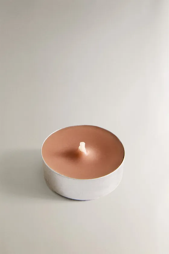 упаковка ароматических свечей tealight с соленой карамелью, 8 штук в упаковке