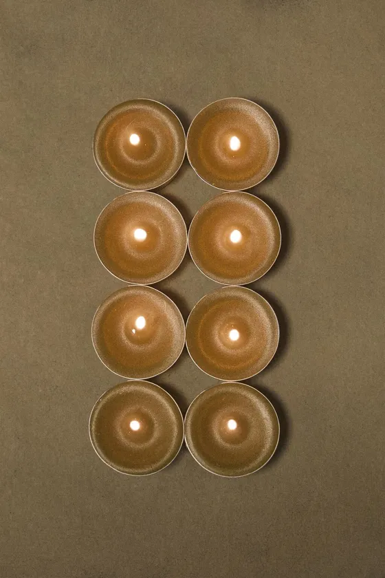 упаковка свечей tealight с ароматом дымохода, упаковка из 8 штук