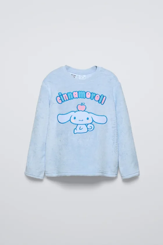 флисовая пижама cinnamoroll sanrio от 6 до 14 лет